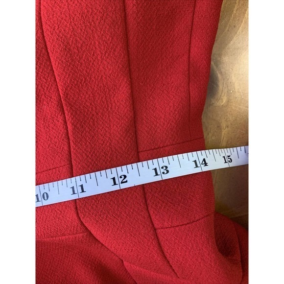 Iceberg Red Wool 3 Button Blazer Made in Italy Sz 42/US 6 Jacket Business - Picture 9 of 10